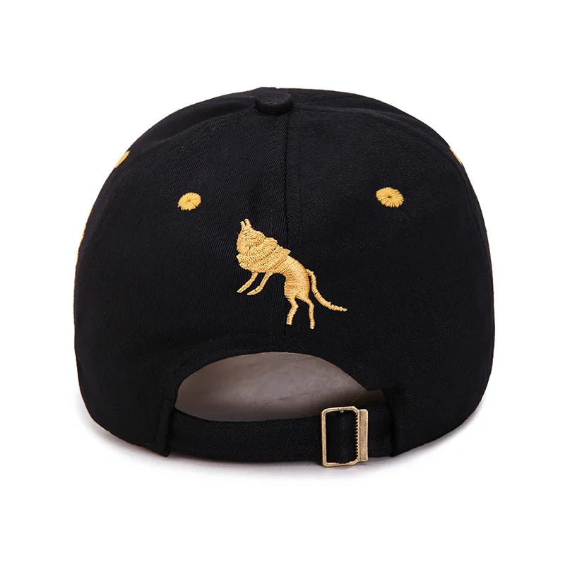 Totem Embroidered Baseball Cap Fashion Men Women Caps Spring And Summer Snapback Hip Hop Hat Adjustable Flame Sun Shading Hats