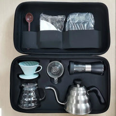 High quality hand brew pour over travel bag coffee tools set V60 coffee gifts sets for traveler