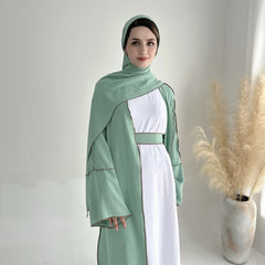 New Modest Abaya Wrinkle Polyester