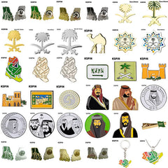 Saudi Arabia  Badge Flag Brooch National Flag Lapel Pin International Travel Pins Collections