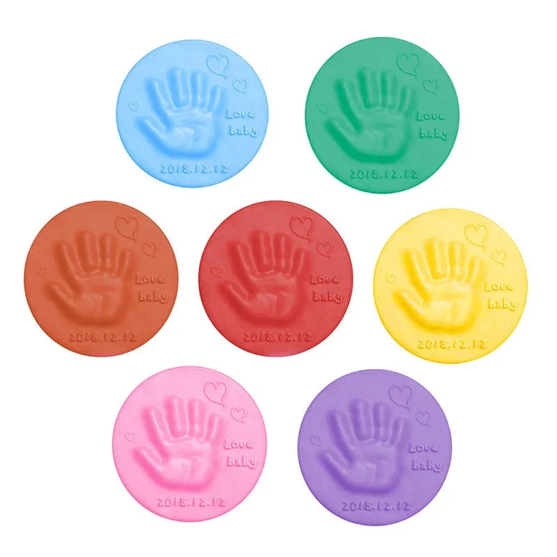 Baby Care Air Drying Soft Clay Baby Handprint Footprint